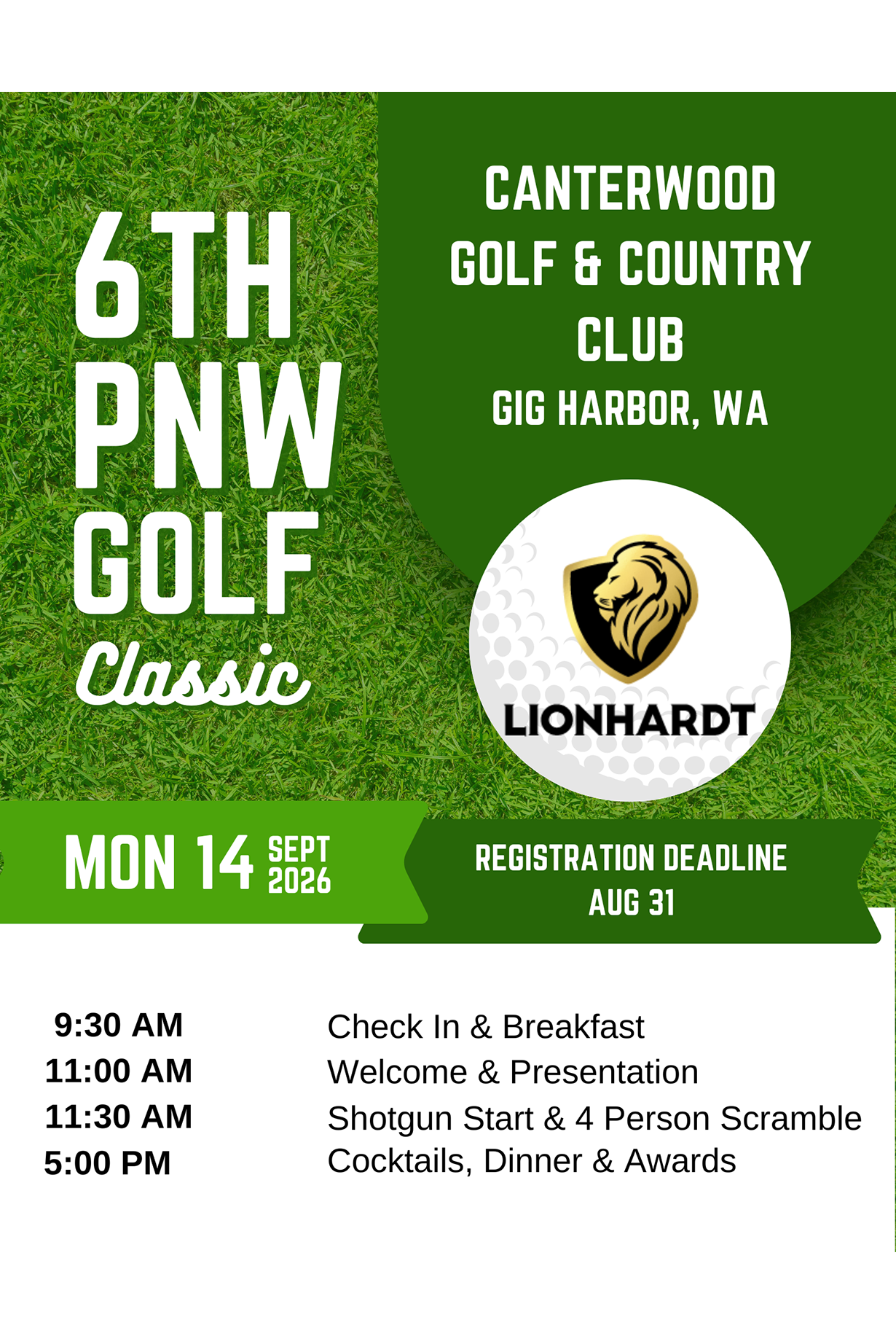 6th Annual Golf Classic Tickets